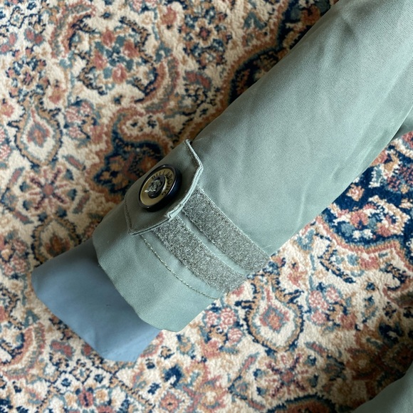 Women’s M Billabong Y2K ski jacket forest green print - Picture 11 of 11